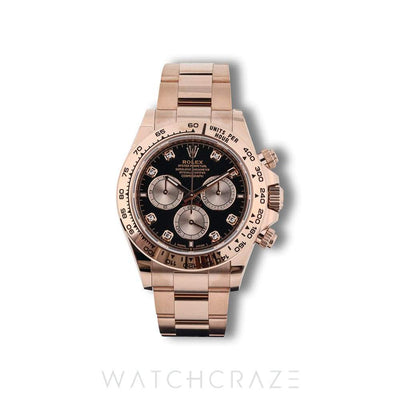 2025 ROLEX COSMOGRAPH DAYTONA EVEROSE GOLD OYSTER 40MM 126505