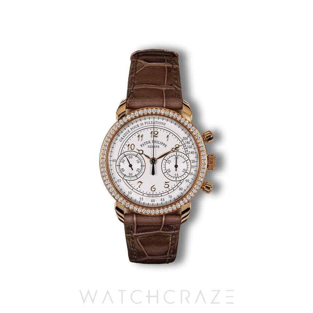 2021 PATEK PHILIPPE COMPLICATIONS CHRONOGRAPH RG DIAMOND BEZEL 38MM 7150/250R-001