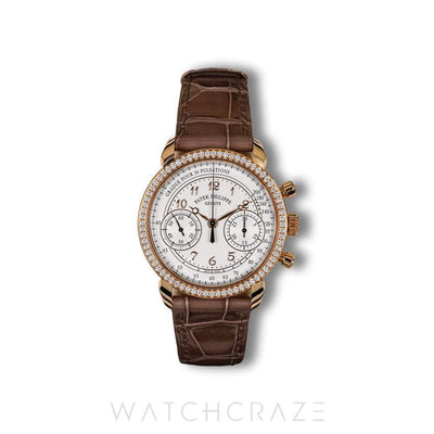 2021 PATEK PHILIPPE COMPLICATIONS CHRONOGRAPH RG DIAMOND BEZEL 38MM 7150/250R-001