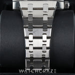 2017 AUDEMARS PIGUET ROYAL OAK WHITE DIAL 37MM 15450ST.OO.1256ST.01