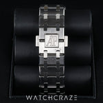 2017 AUDEMARS PIGUET ROYAL OAK WHITE DIAL 37MM 15450ST.OO.1256ST.01