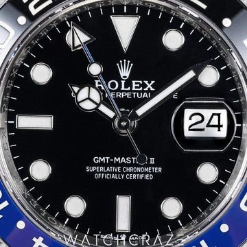 2023 ROLEX GMT MASTER II 'BATMAN' 40MM 126710BLNR