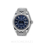 2022 ROLEX SKY-DWELLER BLUE DIAL 42MM 326934 STAINLESS STEEL