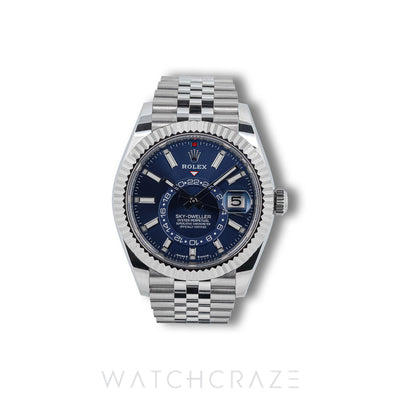ROLEX SKY-DWELLER BLUE DIAL 42MM 326934