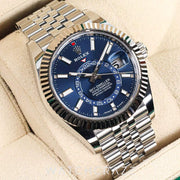 2023 ROLEX SKY-DWELLER BLUE DIAL JUIBLEE BRACELET 42MM 336934