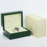 2010 ROLEX SUBMARINER DATE WHITE GOLD BLUE DIAL SMURF 40MM 116619LB