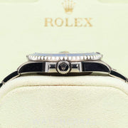 2010 ROLEX SUBMARINER DATE WHITE GOLD BLUE DIAL SMURF 40MM 116619LB