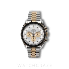 2025 OMEGA SPEEDMASTER MOONWATCH TWO TONE GOLD AND STEEL MOONSHINE DIAL 42MM 310.20.42.50.02.001