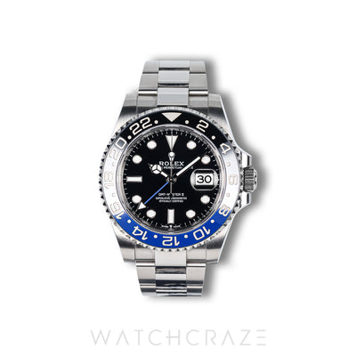 2024 ROLEX GMT MASTER II BATMAN 40MM 126710BLNR