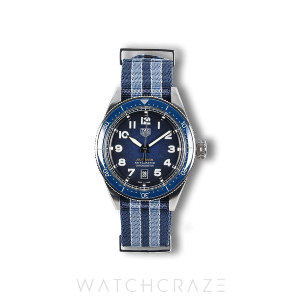 TAG HEUER AUTAVIA CHRONOMETER BLUE DIAL 42MM WBE5116.FC8266