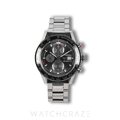 2017 TAG HEUER HEUER CARRERA GREY DIAL 43MM CAR201W.BA0714
