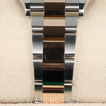 2023 ROLEX DATEJUST TWO TONE ROSE GOLD AND STEEL WHITE ROMAN DIAL 36MM 126231