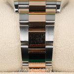 2023 ROLEX DATEJUST TWO TONE ROSE GOLD AND STEEL WHITE ROMAN DIAL 36MM 126231