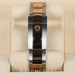 2023 ROLEX DATEJUST TWO TONE ROSE GOLD AND STEEL WHITE ROMAN DIAL 36MM 126231