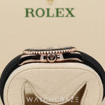 2024 ROLEX YACHTMASTER ROSE GOLD OYSTERFLEX 40MM 126655