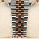 2023 ROLEX DATEJUST TWO TONE ROSE GOLD AND STEEL WIMBLEDON DIAL 41MM 126331