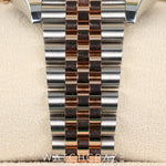 2023 ROLEX DATEJUST TWO TONE ROSE GOLD AND STEEL WIMBLEDON DIAL 41MM 126331