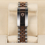 2023 ROLEX DATEJUST TWO TONE ROSE GOLD AND STEEL WIMBLEDON DIAL 41MM 126331