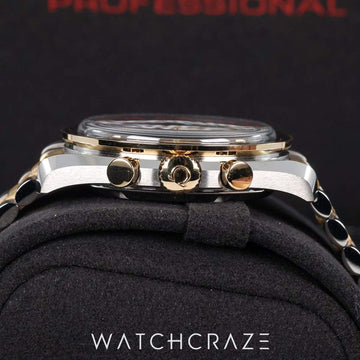 2025 OMEGA SPEEDMASTER MOONWATCH TWO TONE GOLD AND STEEL MOONSHINE DIAL 42MM 310.20.42.50.02.001