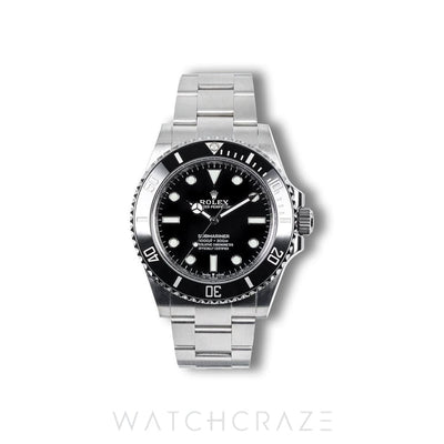 2020 ROLEX SUBARINER NO DATE BLACK DIAL 41MM 124060