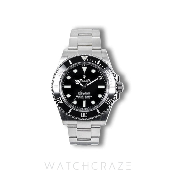 2020 ROLEX SUBARINER NO DATE BLACK DIAL 41MM 124060