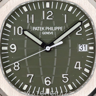 2023 PATEK PHILIPPE AQUANAUT GREEN DIAL 42MM 5168G-010