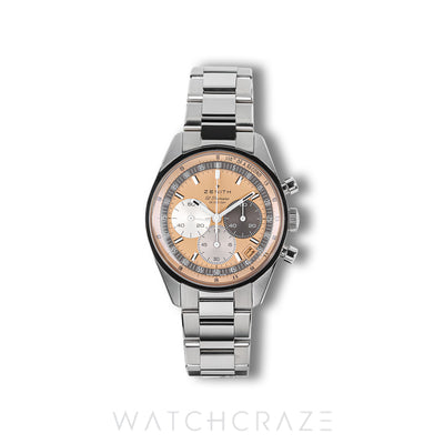 2022 ZENITH CHRONOMASTER HODINKEE LIMITED EDITION ORANGE DIAL 38MM 03.3201.3600/18.M320