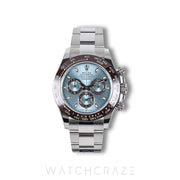 2022 ROLEX COSMOGRAPH DAYTONA ICE BLUE PLATINUM 40MM 116506