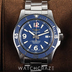 2019 BREITLING SUPEROCEAN II AUTOMATIC BLUE DIAL 44MM A17367D81C1A1