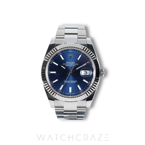 2021 ROLEX DATEJUST BLUE DIAL 41MM 126334