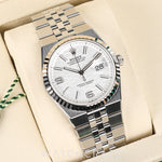 2025 ROLEX LAND-DWELLER STAINLESS STEEL WHITE DIAL 36MM 127234