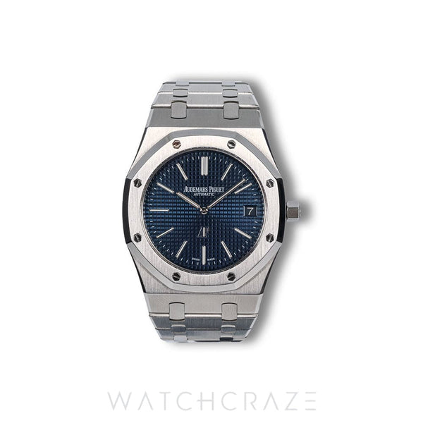 CIRCA 2015 AUDEMARS PIGUET ROYAL OAK JUMBO EXTRA THIN 39MM 15202ST.OO.1240ST.01