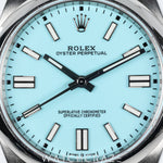 2021 ROLEX OYSTER PERPETUAL TIFFANY BLUE 41MM 124300