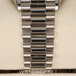 2025 ROLEX DAY-DATE WHITE GOLD SILVER DIAL 36MM 128239