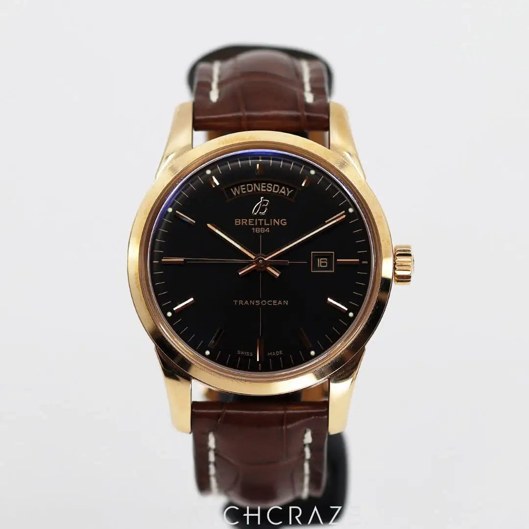 2017 BREITLING TRANSOCEAN DAY DATE 43MM R4531012/BB70