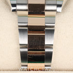 2020 ROLEX DATEJUST TWO TONE ROSE GOLD AND STEEL WIMBLEDON FLUTED OYSTER 41MM 126331