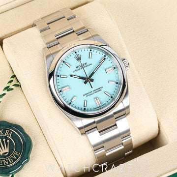 2026 ROLEX OYSTER PERPETUAL TURQUOISE DIAL 36MM 126000
