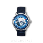 ARNOLD & SONS WORLD TIME GLOBETROTTER STEEL 45MM 1WTAS.U01C.C153S