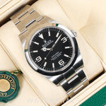 2016 ROLEX OYSTER PERPETUAL EXPLORER BLACK DIAL 39MM 214270