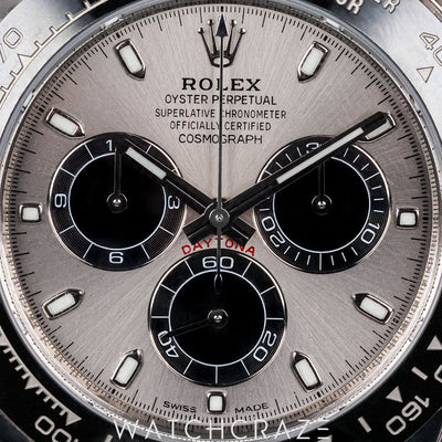 2020 ROLEX COSMOGRAPH DAYTONA WHITE GOLD GREY DIAL 40MM 116519LN