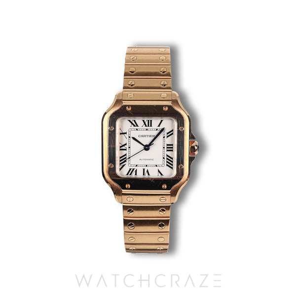 2021 CARTIER SANTOS DE CARTIER YELLOW GOLD WGSA0008