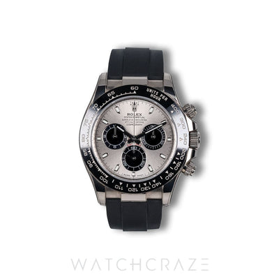 2020 ROLEX COSMOGRAPH DAYTONA WHITE GOLD GREY DIAL 40MM 116519LN