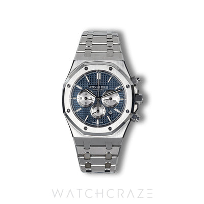 2019 AUDEMARS PIGUET ROYAL OAK CHRONOGRAGH BLUE DIAL 41MM 26331ST.OO.1220ST.01