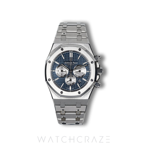 2019 AUDEMARS PIGUET ROYAL OAK CHRONOGRAGH BLUE DIAL 41MM 26331ST.OO.1220ST.01