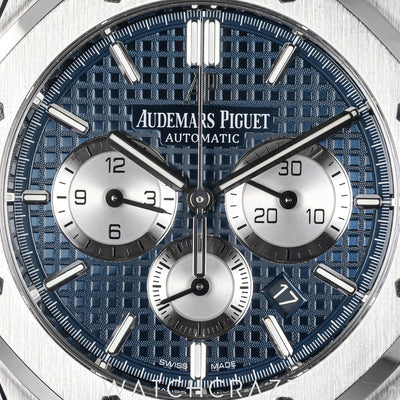 2019 AUDEMARS PIGUET ROYAL OAK CHRONOGRAGH BLUE DIAL 41MM 26331ST.OO.1220ST.01