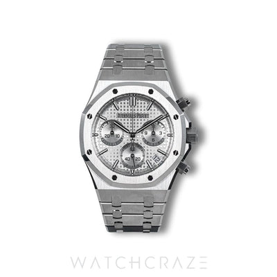 2024 AUDEMARS PIGUET ROYAL OAK SELFWINDING CHRONOGRAPH WHITE DIAL 41MM 26240ST.OO.1320ST.0