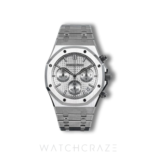 2024 AUDEMARS PIGUET ROYAL OAK SELFWINDING CHRONOGRAPH WHITE DIAL 41MM 26240ST.OO.1320ST.0