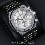 2024 AUDEMARS PIGUET ROYAL OAK SELFWINDING CHRONOGRAPH WHITE DIAL 41MM 26240ST.OO.1320ST.0