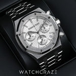 2024 AUDEMARS PIGUET ROYAL OAK SELFWINDING CHRONOGRAPH WHITE DIAL 41MM 26240ST.OO.1320ST.0