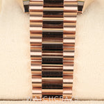 2023 ROLEX DAY DATE ROSE GOLD CHOCOLATE ROMAN DIAL 40MM 228235